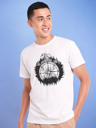 White Tshirts for Men, 