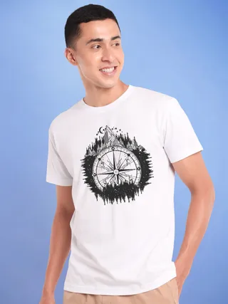 White Tshirts for Men, 