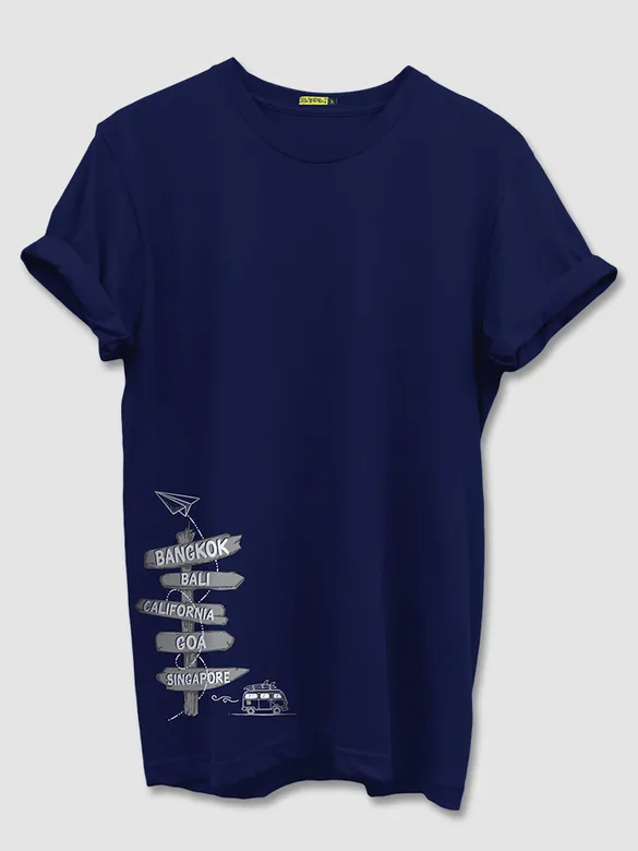 Directions Travel T-shirt for Men