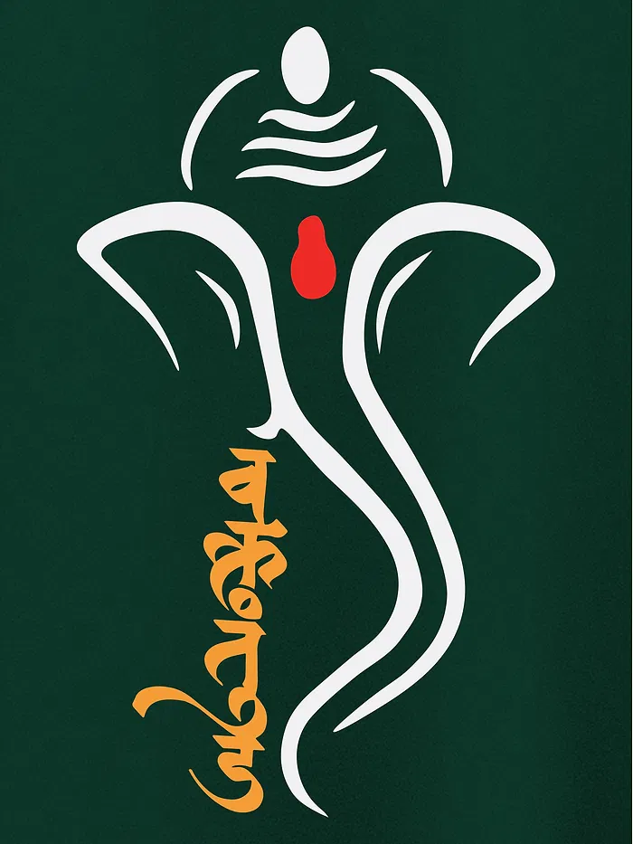 Ganesha Half Sleeve T-shirt for Men