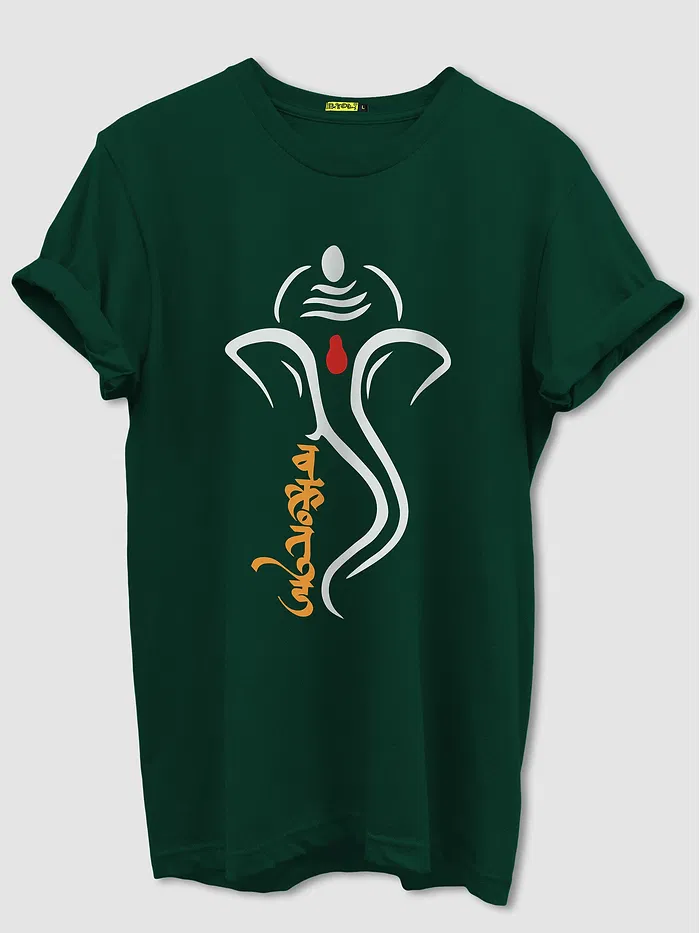Ganesha Half Sleeve T-shirt for Men