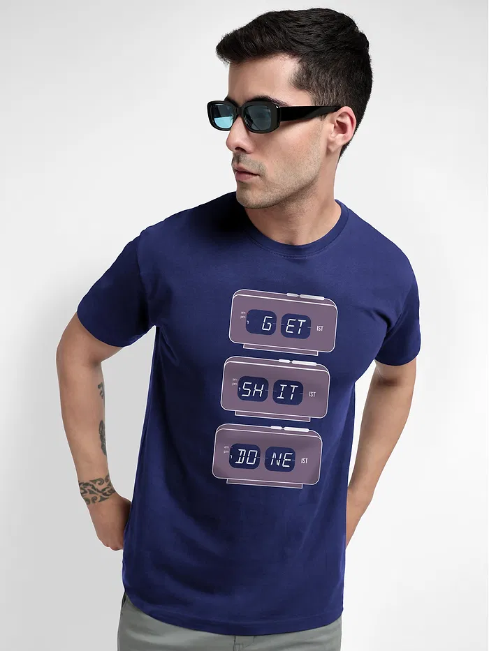 Get Stuff Done Half Sleeve T-shirt for Men
