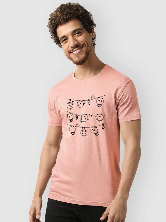 Hanging Panda T-shirt for Men