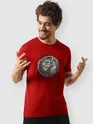 Illusion Watch Printed Half Sleeve T-Shirt For Men