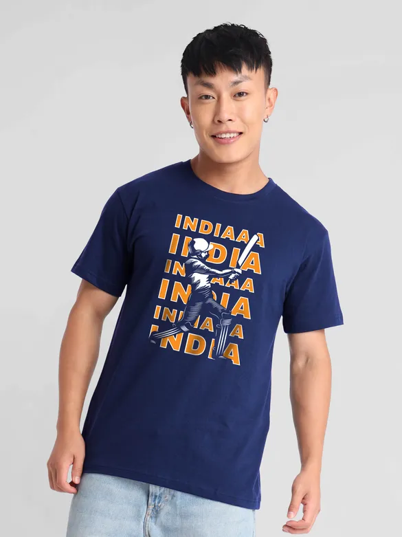 Men t-shirts - Half Sleeve printed tee, 