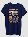 Indian Cricket Half Sleeve T-shirt for Men
