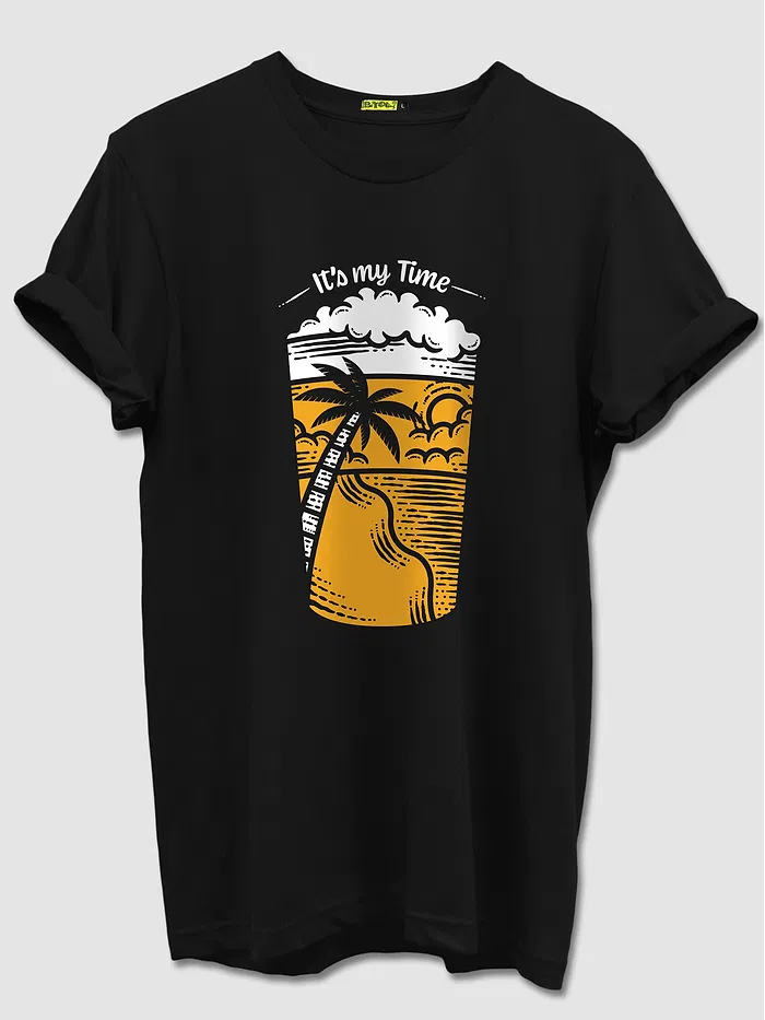 Its My Time  Half Sleeve T-shirt for Men
