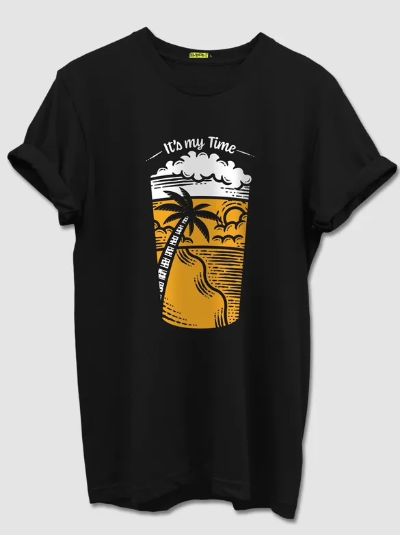 Its My Time  Half Sleeve T-shirt for Men