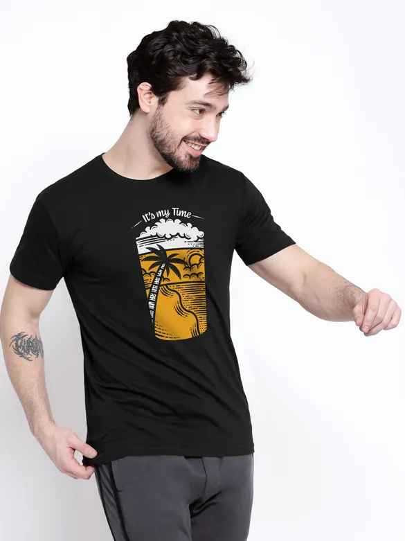 Its My Time  Half Sleeve T-shirt for Men