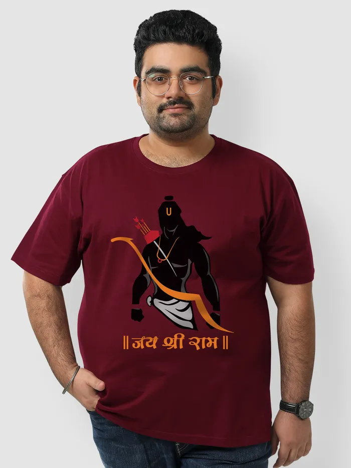 Jai Shreeram Plus Size T shirts