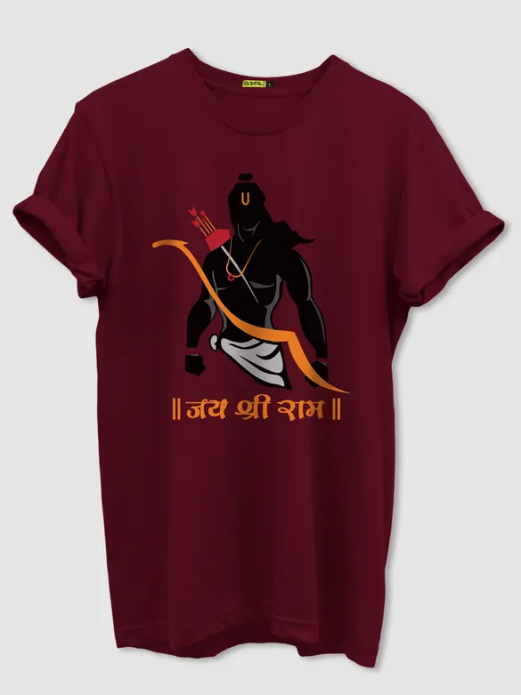 Jai Shreeram Printed T-shirt for Men