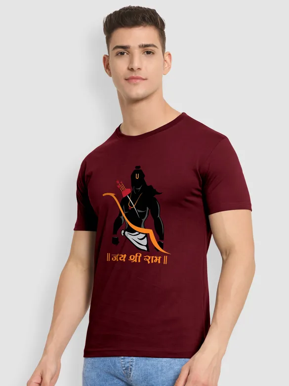 Jai Shreeram Printed T-shirt for Men