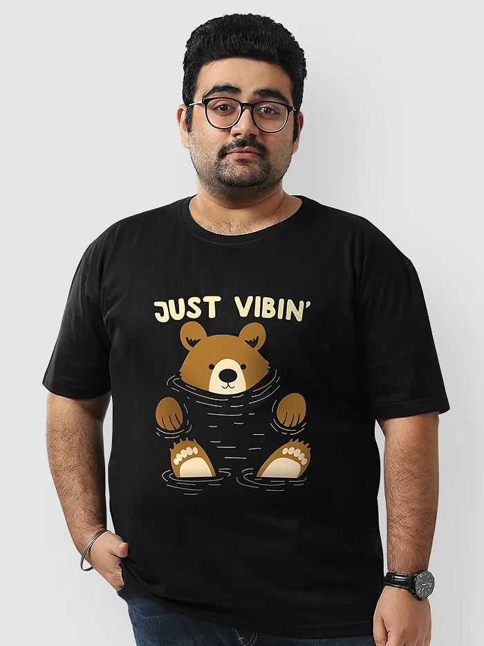 Just Vibin Plus Size T shirts