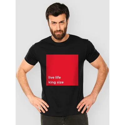 King Life Half Sleeve Branded Clothing for Men, 