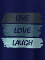 Live Love Laugh Printed T-shirt for Men