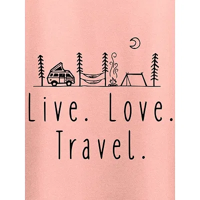 Live Love Travel T-shirt for Men