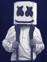 Marshmello Half Sleeve T-shirt for Men