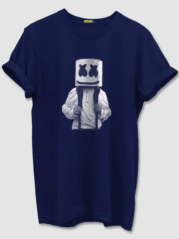 Marshmello Half Sleeve T-shirt for Men