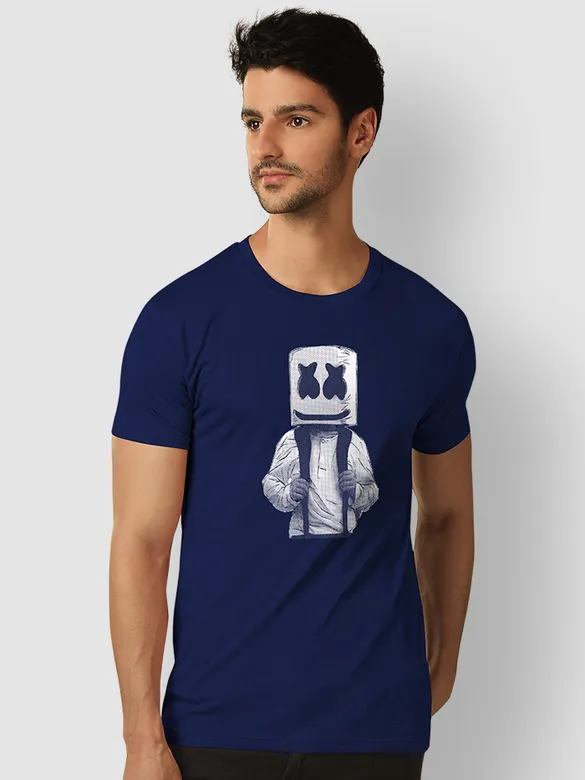 Marshmello Half Sleeve T-shirt for Men