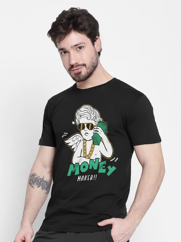 Money Maker Half Sleeve T-shirt for Me