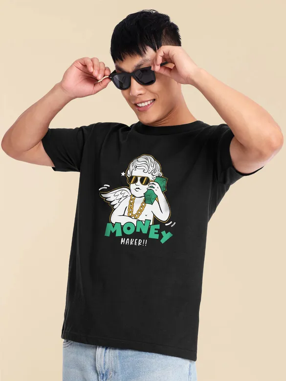 Money Maker Half Sleeve T-shirt for Me