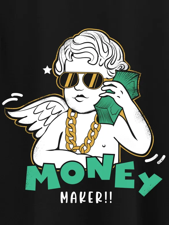 Money Maker Half Sleeve T-shirt for Me