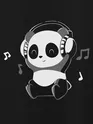 Music Panda Half Sleeve T-shirt for Men
