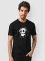 Music Panda Half Sleeve T-shirt for Men