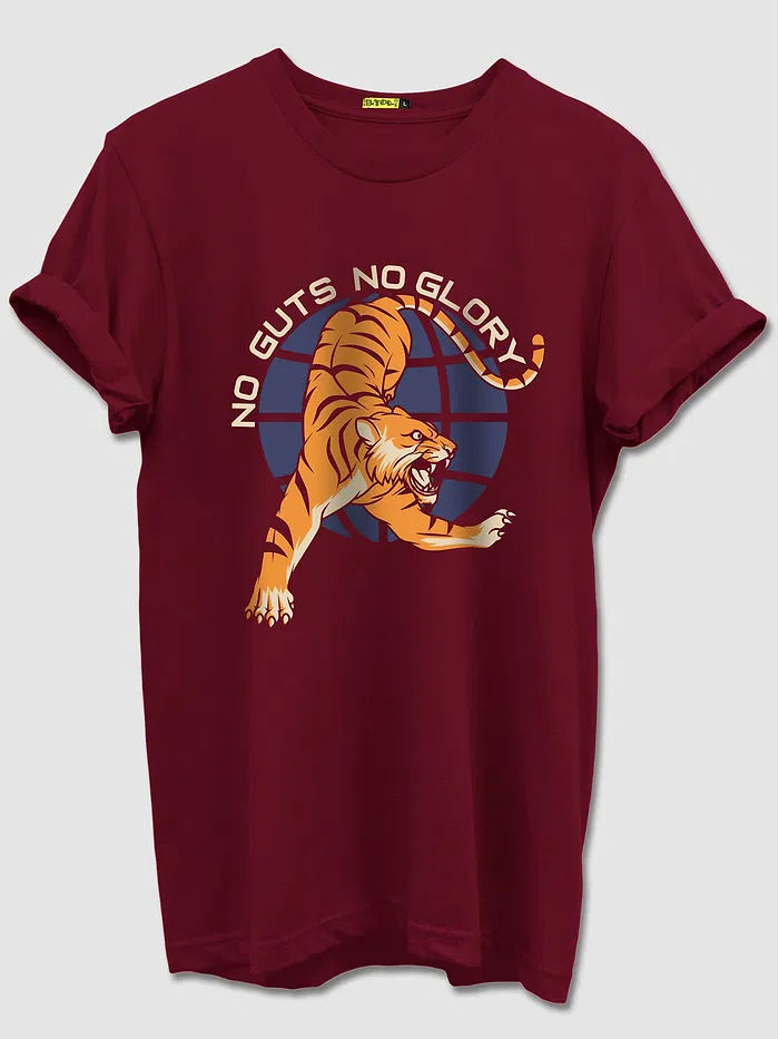 No Guts Free Half Sleeve T-shirt for Men