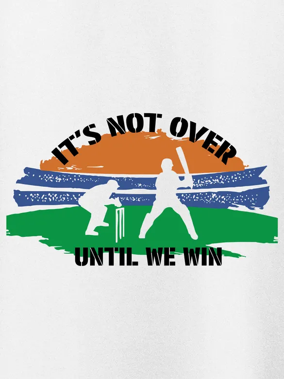 Not Over Half Sleeve T-shirt for Men