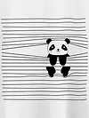 Peeping Panda Printed T-shirt for Men