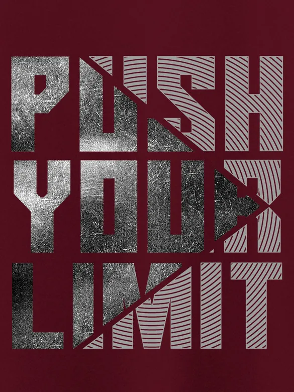 Push Your Limit Printed T-shirts For Men