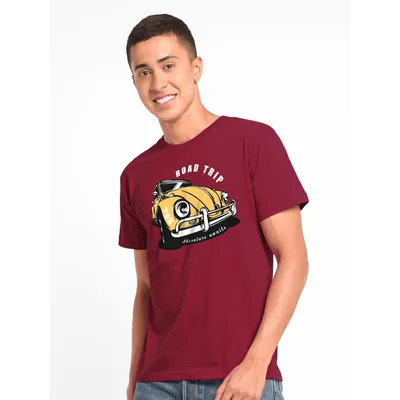 Road Trip Half Sleeve T-shirt for Men