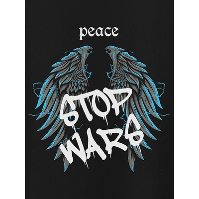 Stop Wars Plus Size T shirts