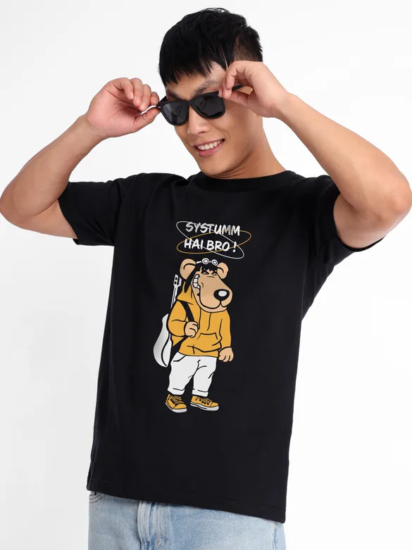Systumm Half Sleeve T-shirt for Men