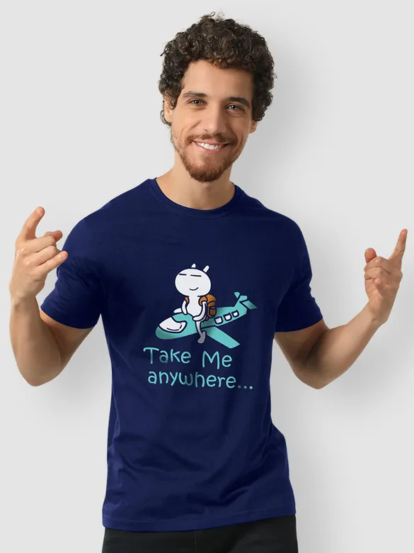 Take Me Anywhere Casual T shirts for Men, 