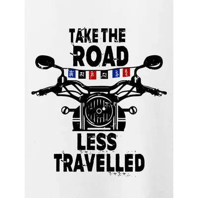 Take The Road Less Travelled T-shirt for Men
