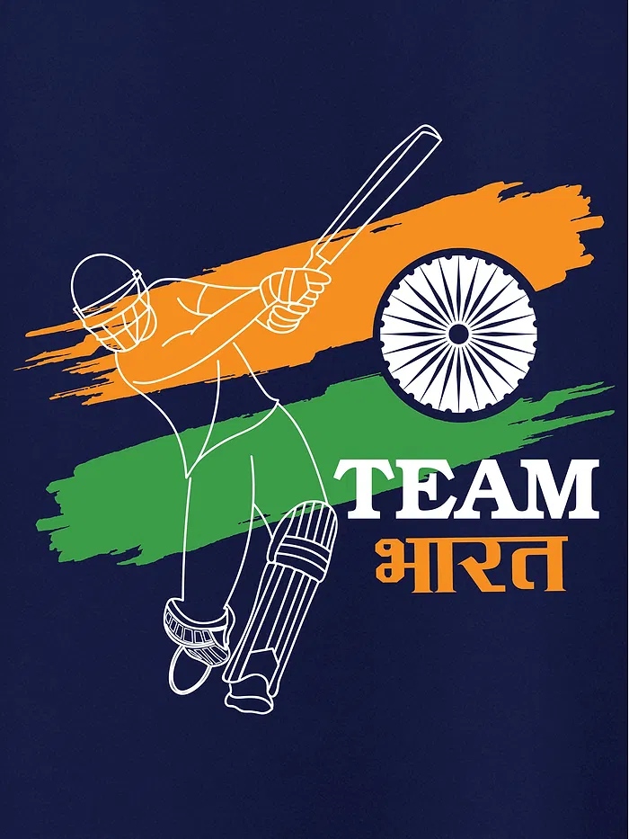 Team Bharat Half Sleeve T-shirt for Men