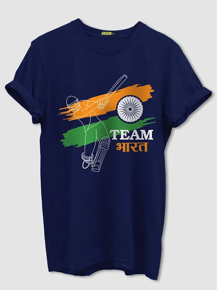 Team Bharat Half Sleeve T-shirt for Men