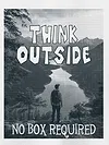 Think Outside The Box T-shirt for Men
