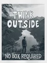 Think Outside The Box T-shirt for Men