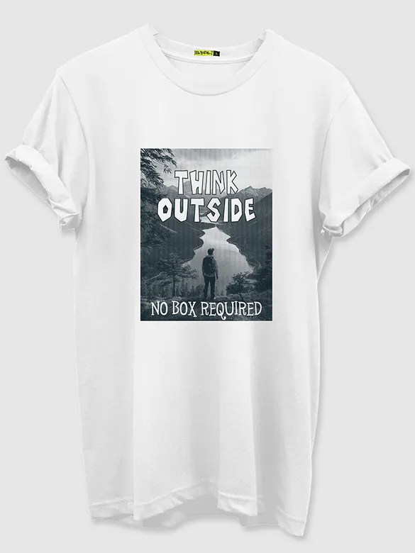 Think Outside The Box T-shirt for Men
