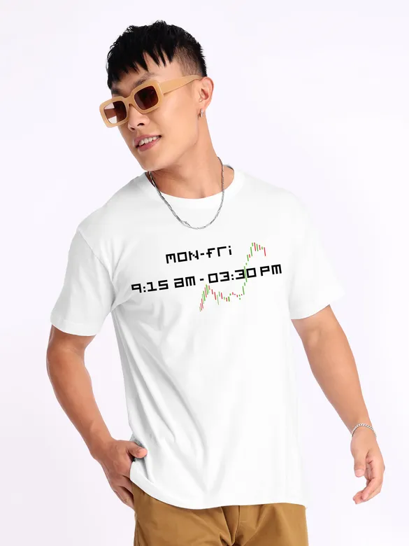 Trader Printed Half Sleeve T-Shirt