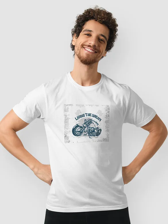 True Bike Lover Half Sleeve T-shirt for Men