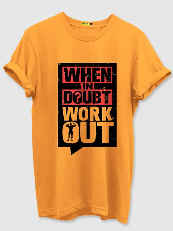 When In Doubt T-shirt For Men