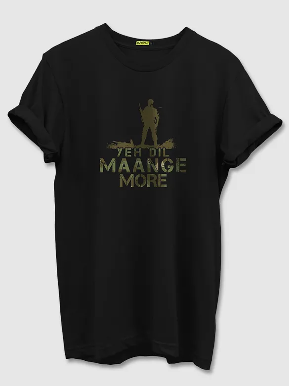 Yeh Dil Maange More Half Sleeve T-shirt for Men