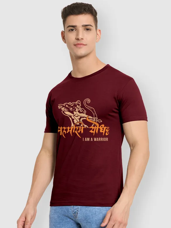 Yoddha Half Sleeve T-shirt for Men