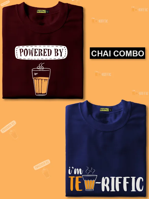 Chai Combo T-shirt - Pack of Two