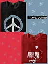 Travel Combo T-shirt - Pack of Two 