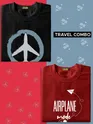 Travel Combo T-shirt - Pack of Two 